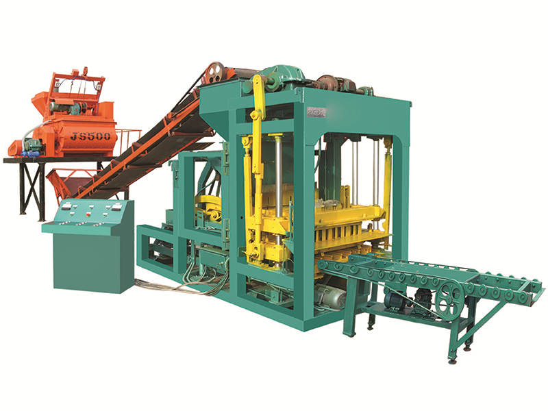 QTJ4-25 cement sand brick making machine