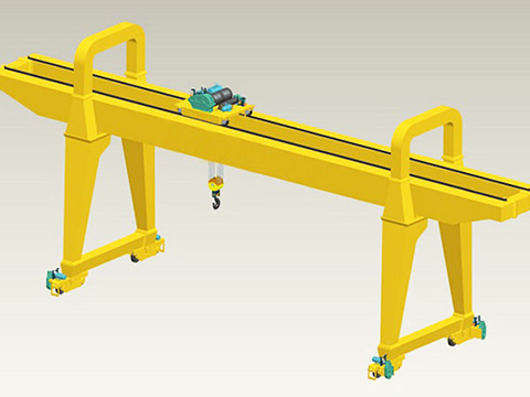 30 ton gantry crane structure and electric hoist sales