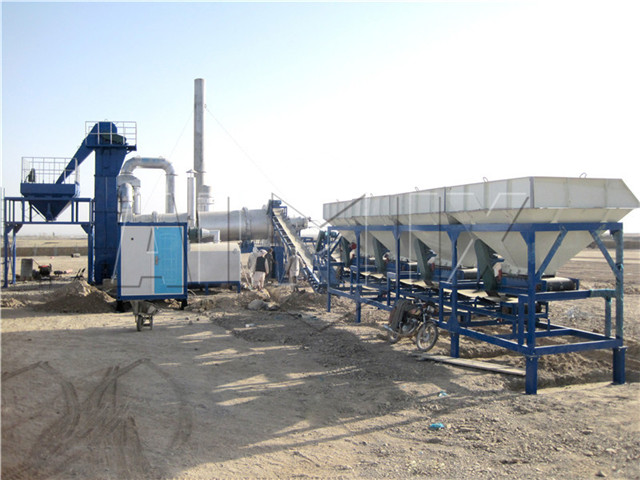 How does an asphalt plant work