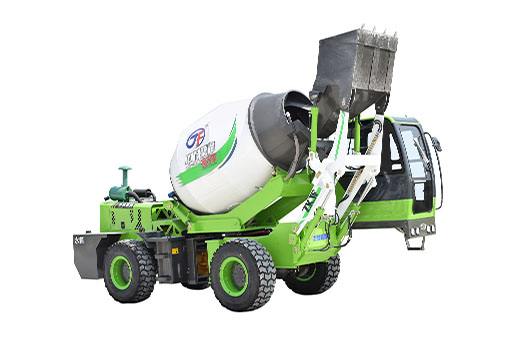 Low profile mixer truck