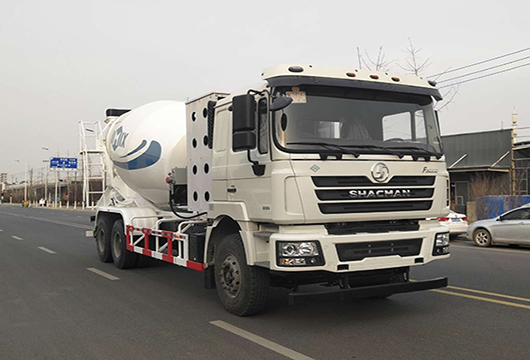 Cement and Concrete Mixer Truck