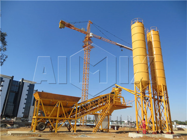 Mobile Concrete Batching Plant