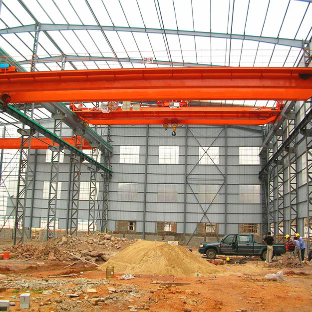 double girder top running crane