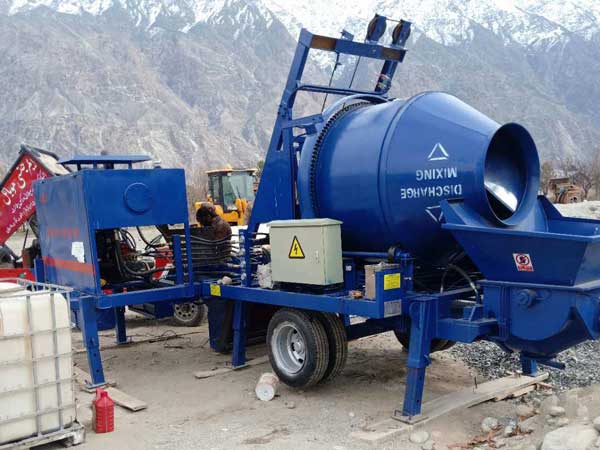 ABJZ40C diesel concrete pump mixer China