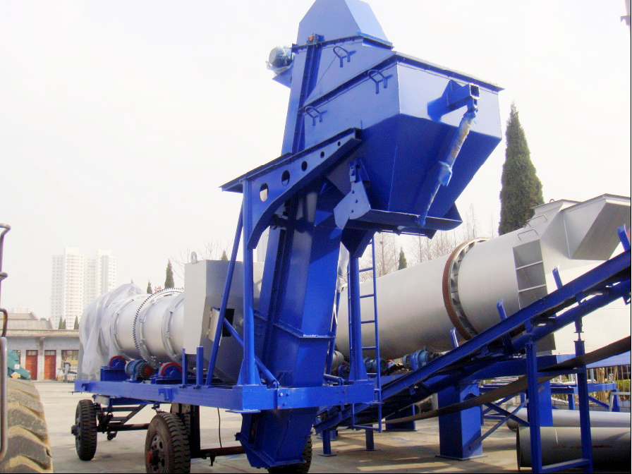 Continuous Mobile Asphalt Plant