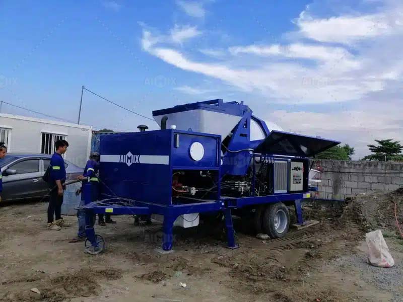Portable Concrete Mix Pump