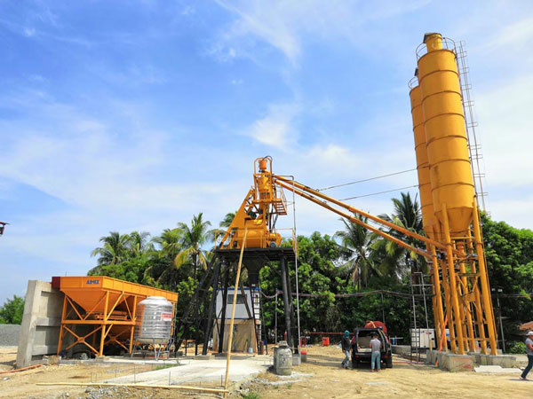 35m3 stationary concrete plant