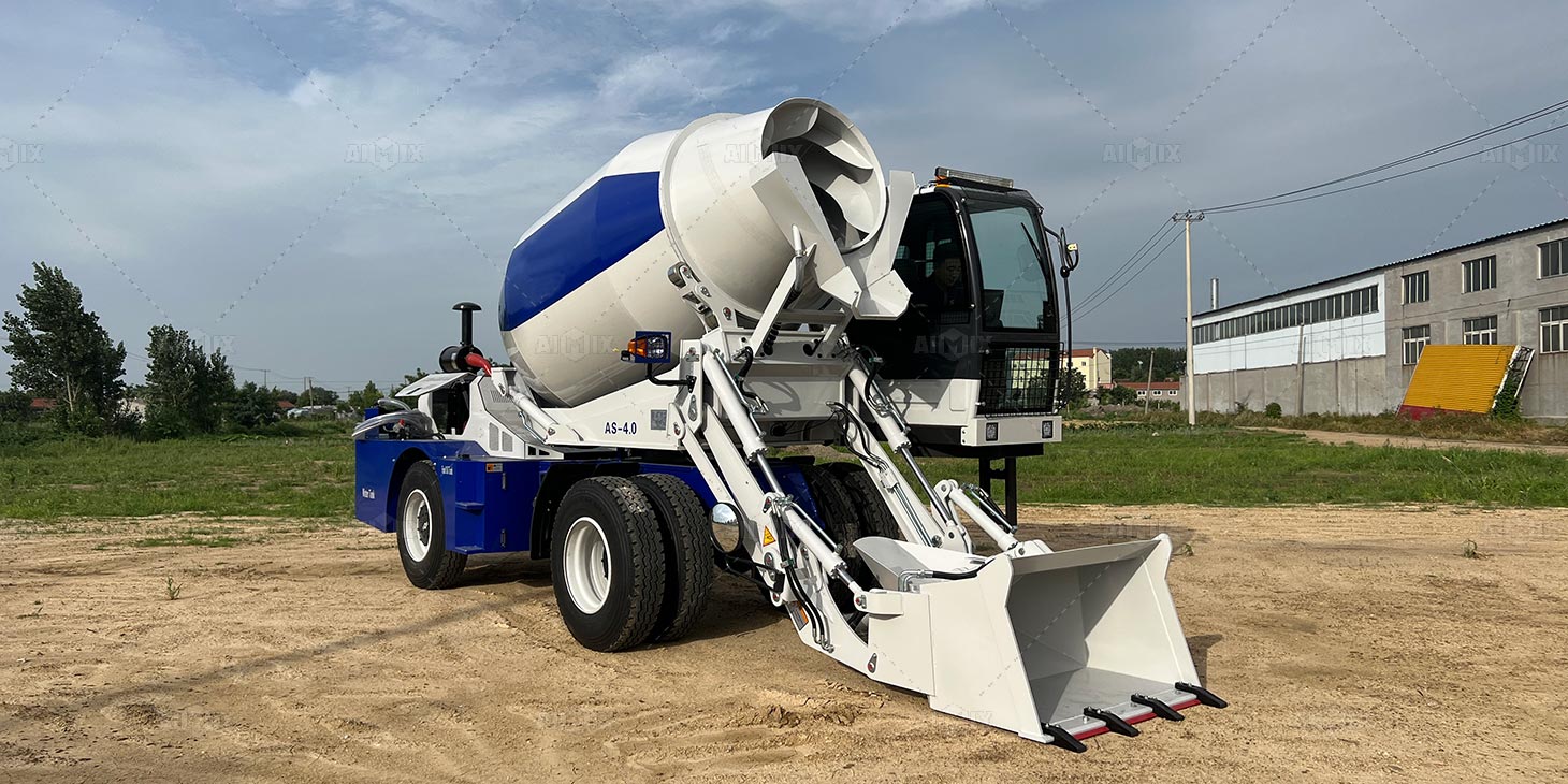 Self Loading Concrete Mixer