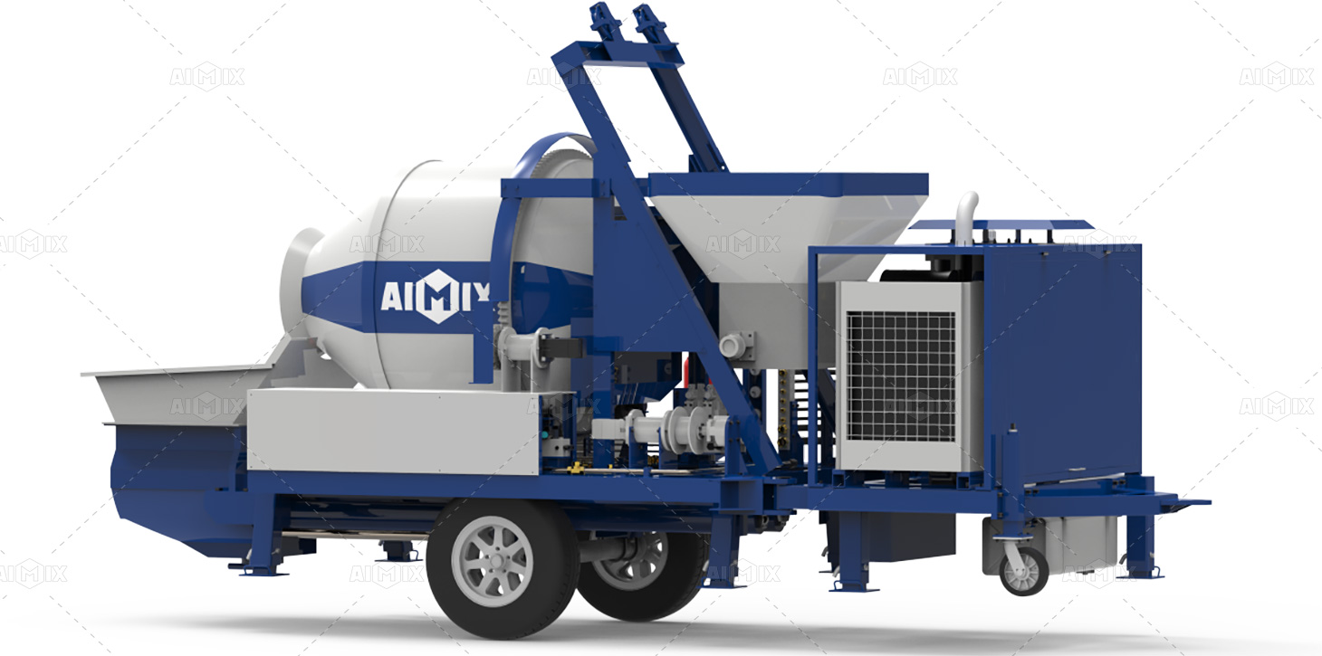 concrete mix pump