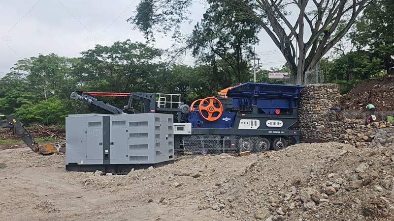 150TPH Mobile Jaw Crusher