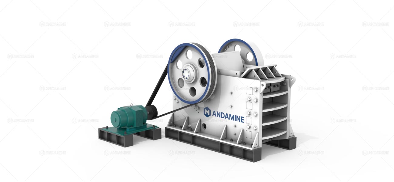 ANDAMINE jaw type granite crusher machine